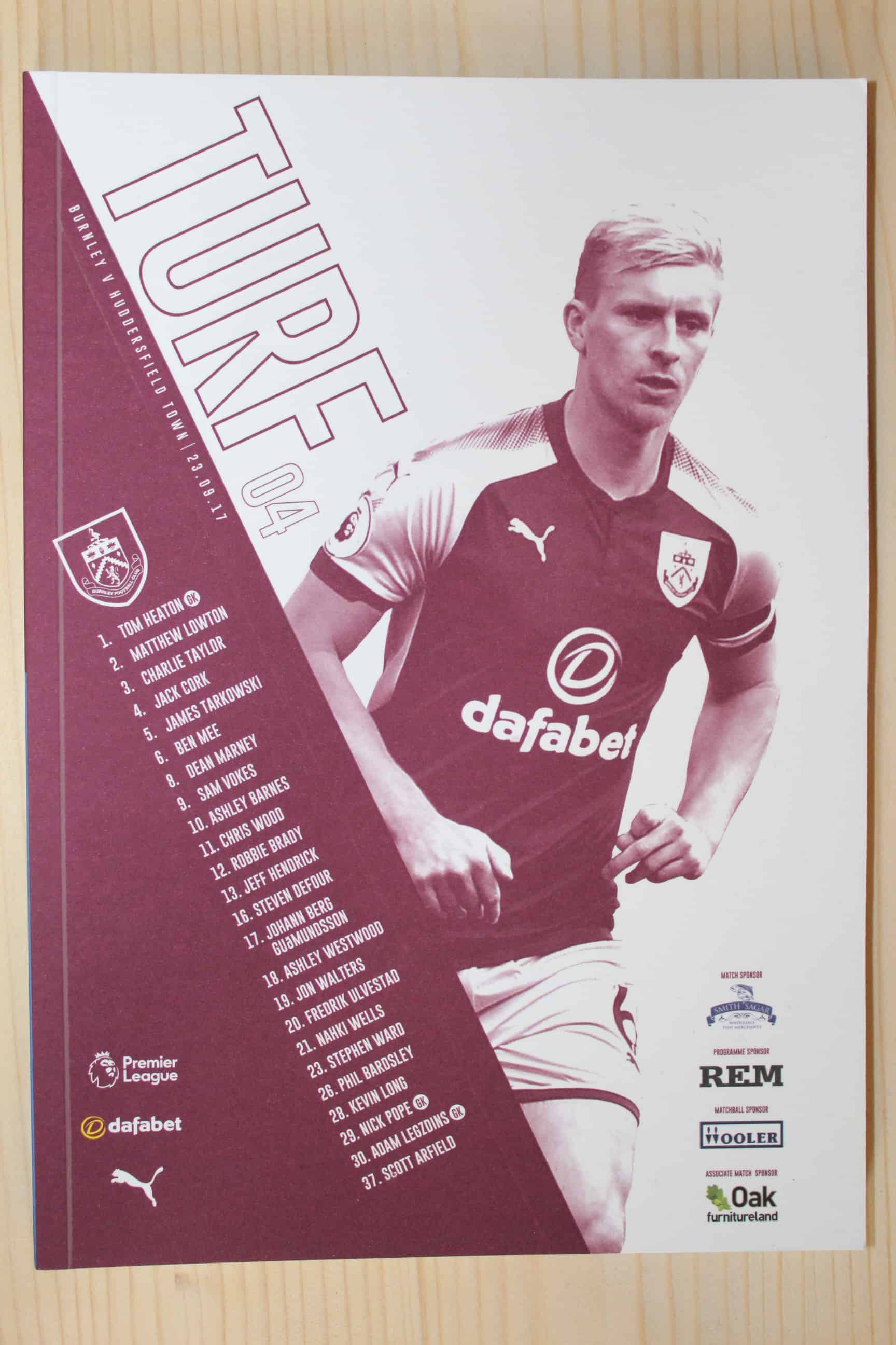 Burnley FC v Huddersfield Town FC